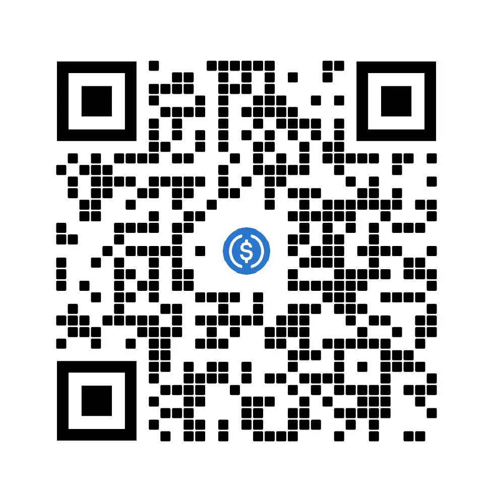 USD Coin (USDC) donation QR code
